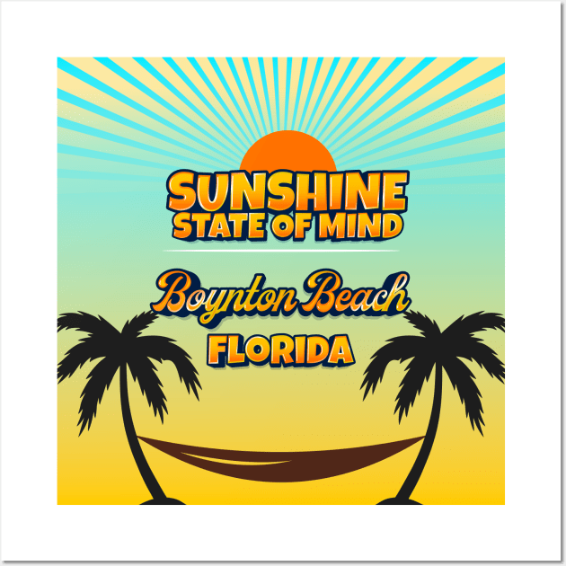 Boynton Beach Florida - Sunshine State of Mind Wall Art by Gestalt Imagery